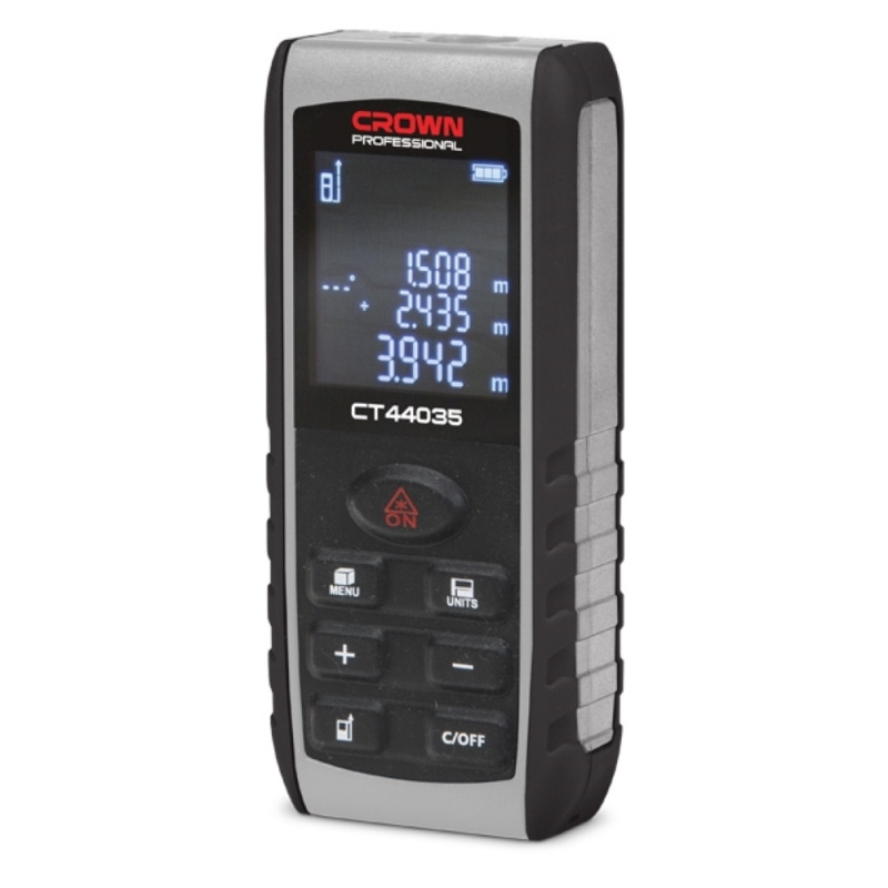 Лазерный дальномер CT44035 CROWN Дальность 100 м